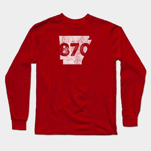 870 Arkansas Long Sleeve T-Shirt by rt-shirts